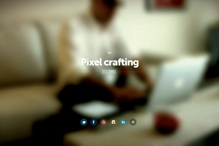 Pixel crafting website preview